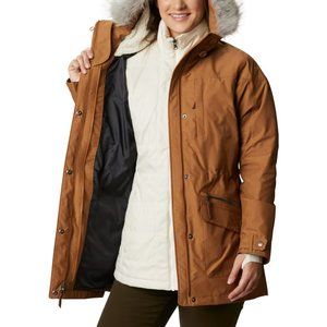 Columbia Insulated 3-in-1 Jacket Carson Pass in Camel and White